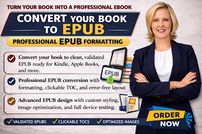 convert your book to epub