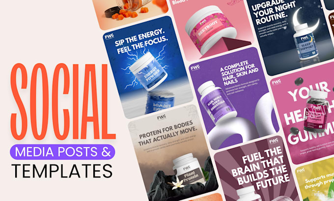 create custom and user centric social media templates