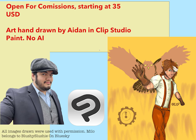 create a digital illustration no ai