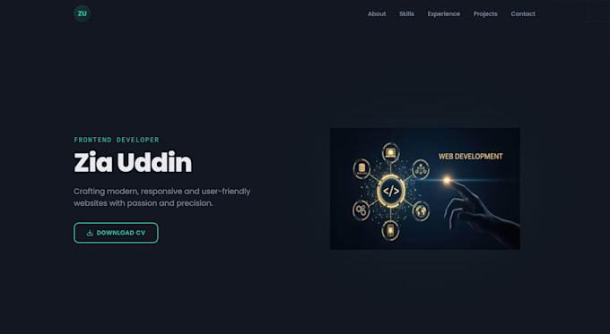 build a modern responsive react website