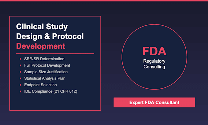 design your fda clinical study protocol and endpoint strategy
