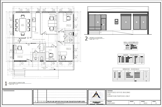 create clean drawings according to client sketches and scope