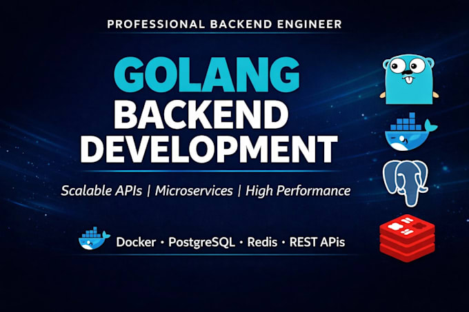 develop scalable rest apis and backend services in golang