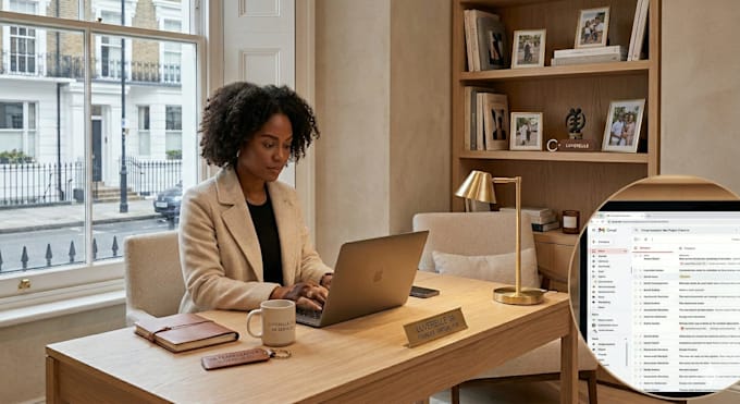 check emails, be a virtual support assistant
