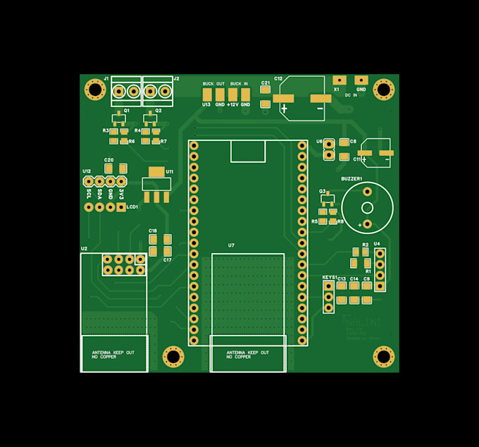 design compact esp32 pcb for iot projects