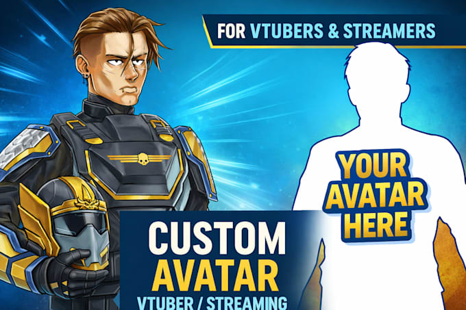 create your vtuber avatar with your features for streaming 2