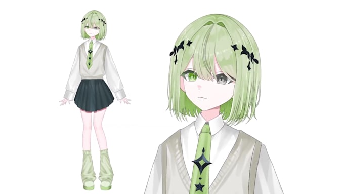 design and rig live2d vtuber model, vtuber rigging, vtuber commission