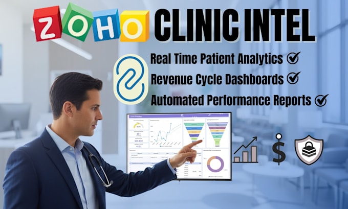 build zoho analytics dashboards for medical practice performance