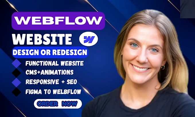 design, redesign, or develop webflow website and convert figma to HTML