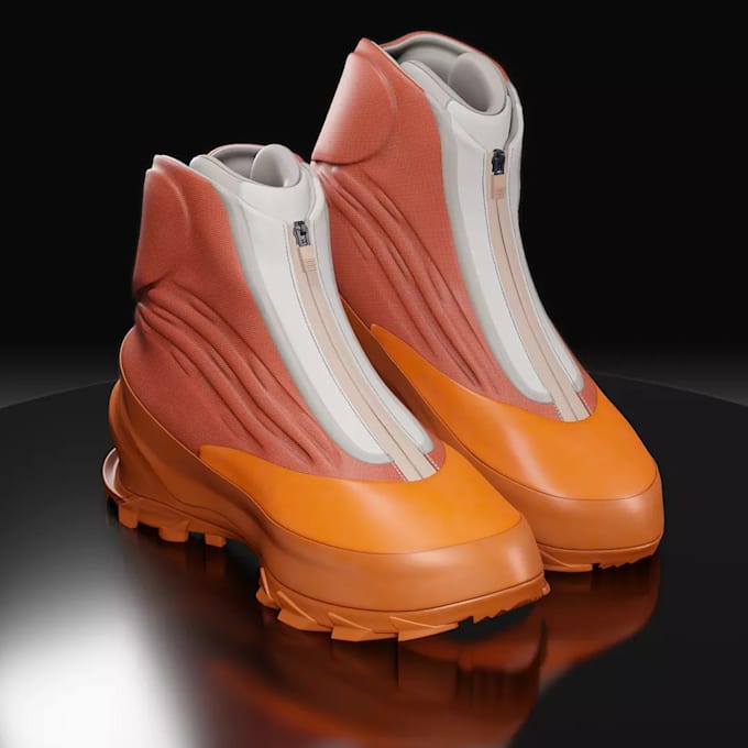 do 3d shoe animation 3d shoe, 3d  shoe concept design 3d modeling