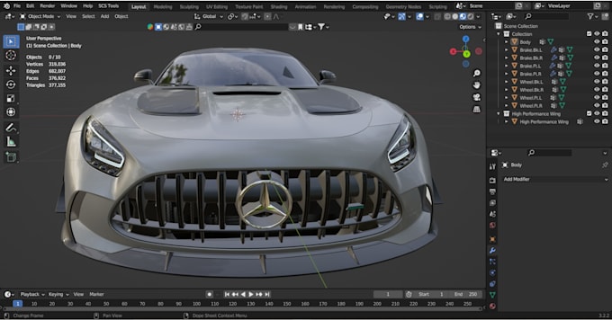 Een custom 3d auto modellering, auto rendering, automotive maken voor ...