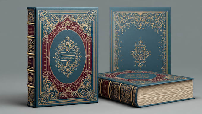 create illustrated fairytale book cover