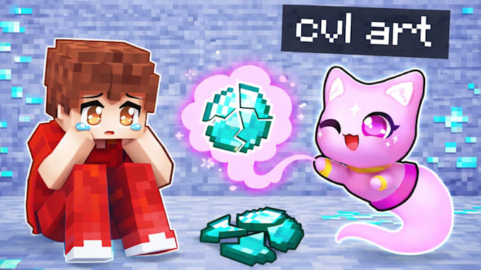 make high engaging minecraft roblox youtube thumbnails