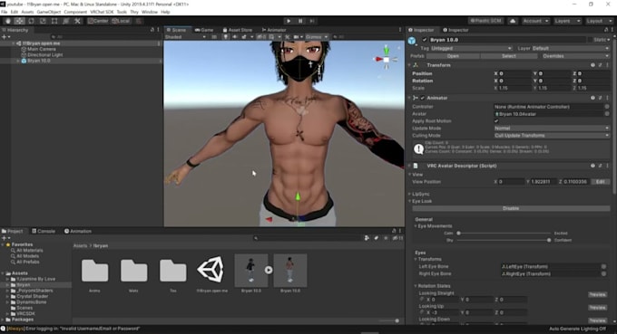 convert, fix and rig any 3d model for mmd, gmod, cc4, vroid, facial expression