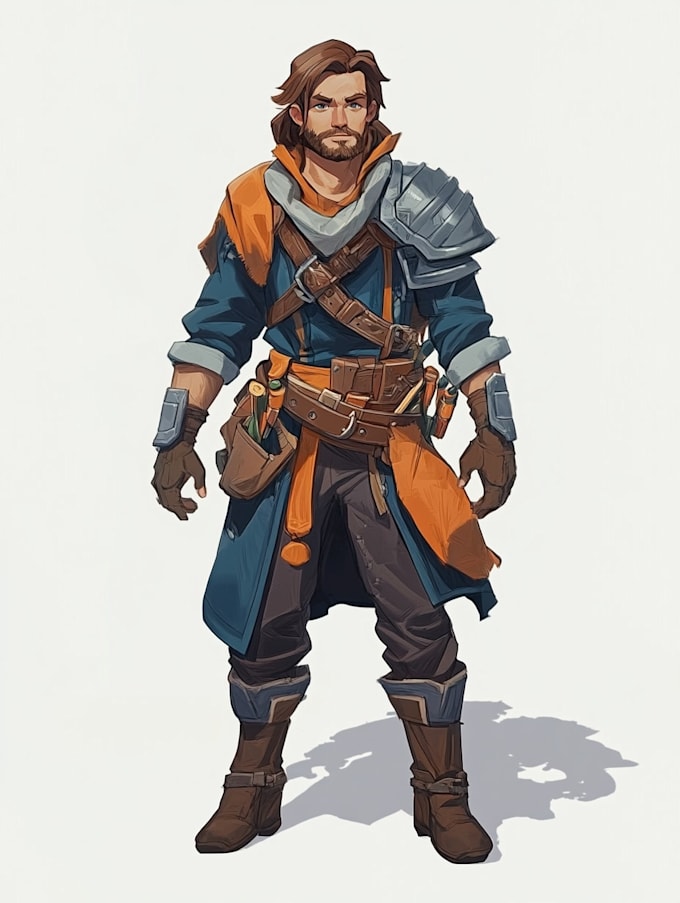 draw 2d game character or 2d game character