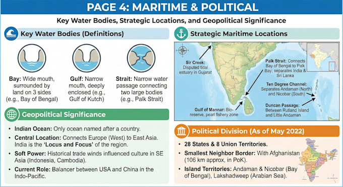 create upsc, defence and educational presentation slides