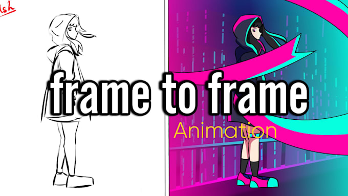 create smooth hand drawn 2d frame by frame animation