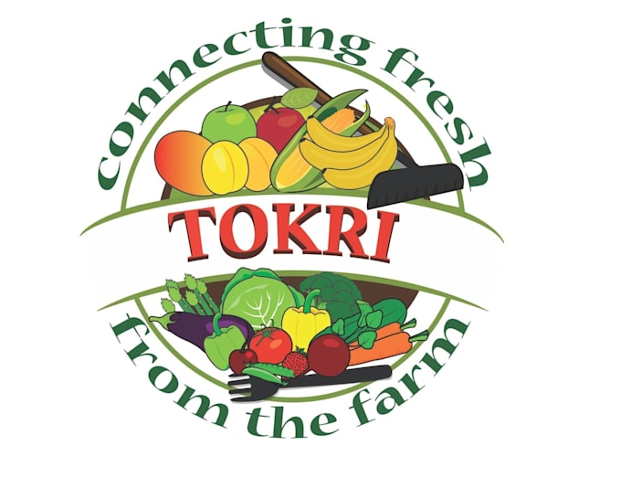 create a custom fruit brand logo design