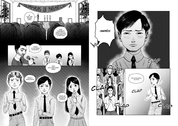 draw a manga page