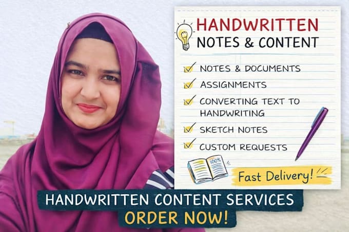 write any documents with my neat and beautiful handwriting