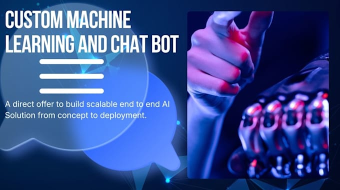 develop ai machine learning and rag chabot