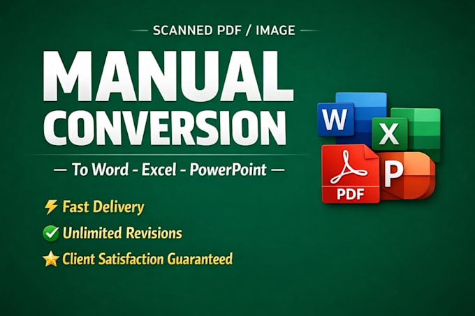 convert PDF to excel, word or powerpoint accurately and fast