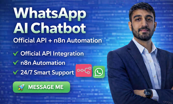 build whatsapp ai chatbots or whatsapp ai agents using whatsapp API