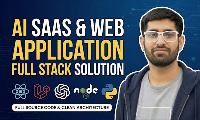 develop ai web application, ai saas, full stack software solution