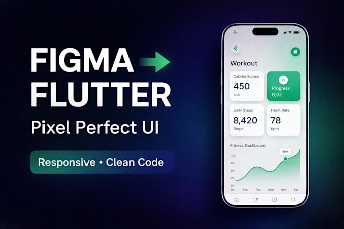 convert figma to flutter UI pixel perfect responsive design