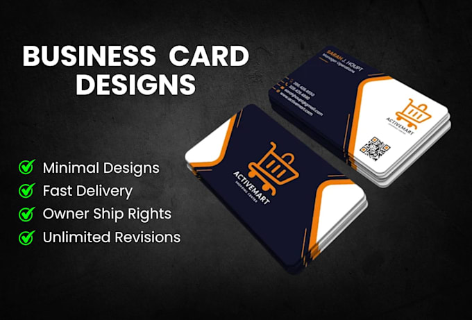 provide business cards and car poster design services