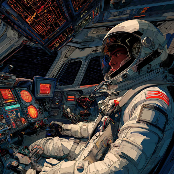 illustrate your sci fi art and sci fi character illustration