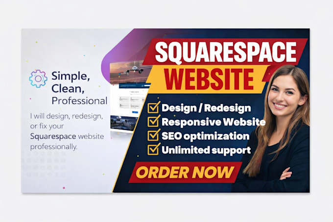 design, redesign, or fix your squarespace website