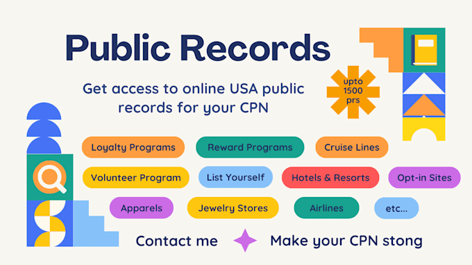 manually create USA public records for you