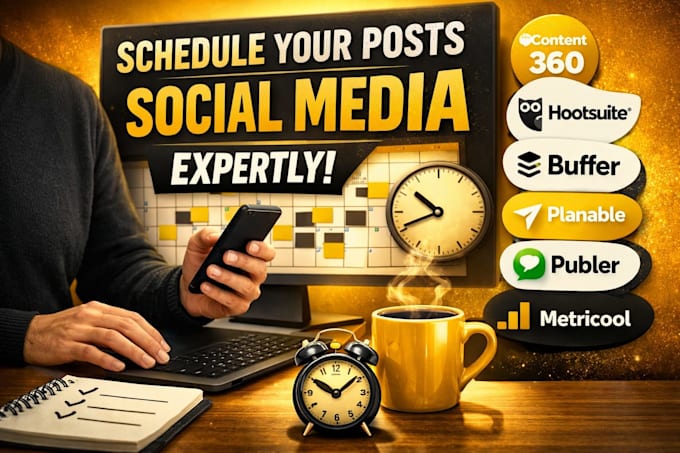 schedule post via content 360 hootsuit buffer planable publer pallyy metricool