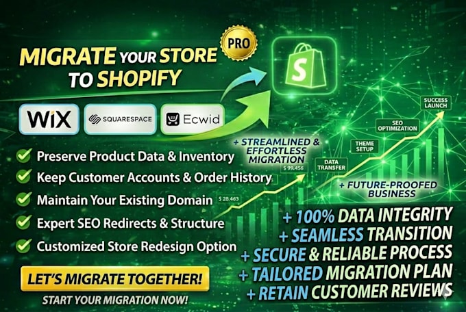 migrate your store to shopify from wix squarespace or ecwid