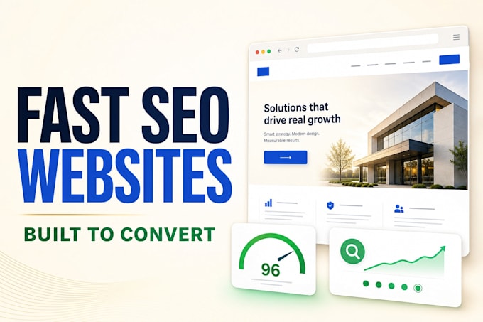 build a fast SEO nextjs website that converts visitors into customers