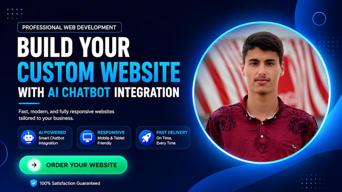 build custom website with ai chatbot integration