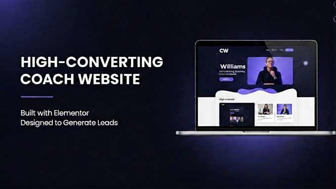 design a high converting elementor  wordpress website for life coach