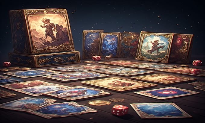 design board game or card game design for you