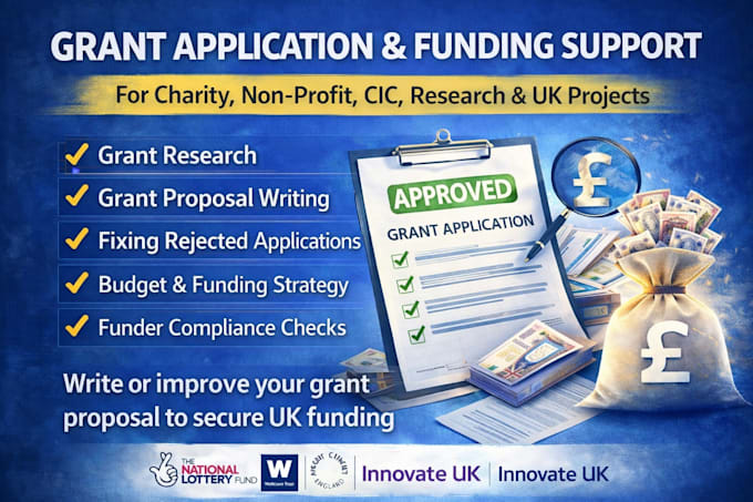 review and improve rejected UK grant applications