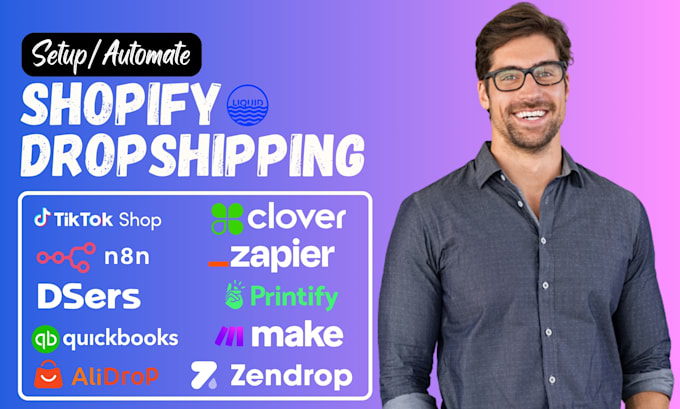 shopify tiktok dropshipping shop setup custom shopify api app fix inventory sync