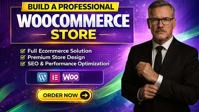 build wordpress woocommerce ecommerce website, online store webshop custom store