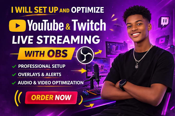 Configurar y optimizar transmisiones en vivo en youtube y twitch con obs