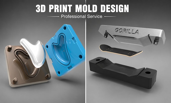 design 3d printable plaster mold for ceramic clay casting and slip casting mold