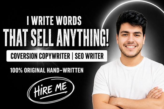 be your SEO copywriter and content writer