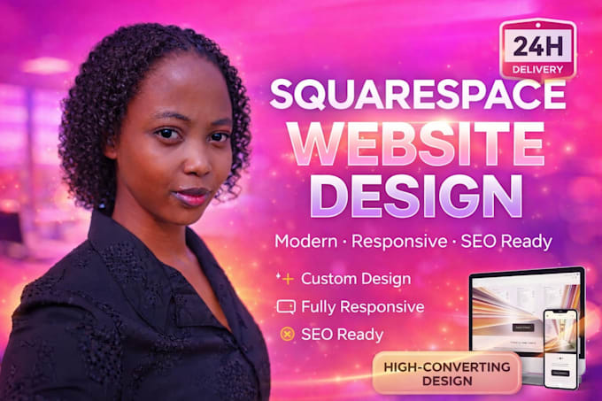 design and build a professional squarespace website