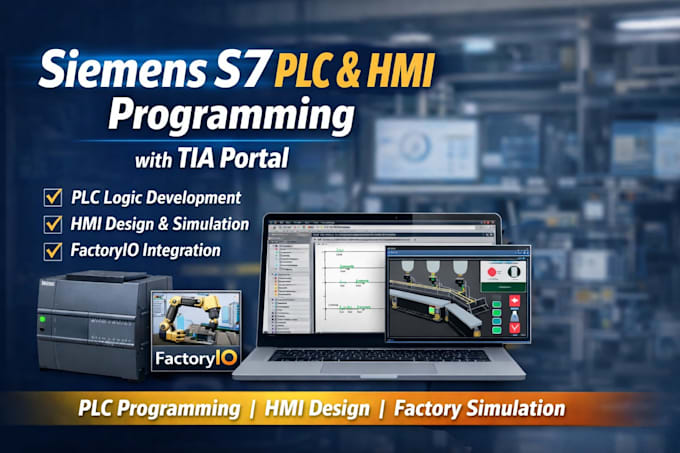 Professioneel siemens s7 plc programmeren en hmi ontwerpen met tia portal