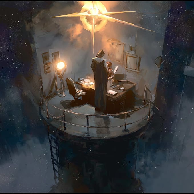 paint an environmental concept art