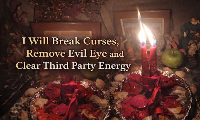 break curses, remove evil eye and clear third party energy