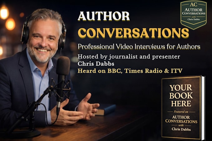 host a professional video interview for your book